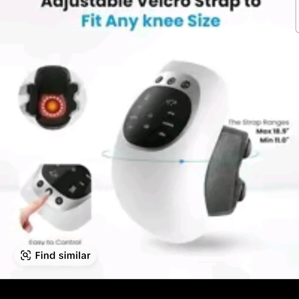 LED Light Therapy KNEEMassager - White